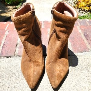 Jeffrey Campbell chunky heel boots 6.5